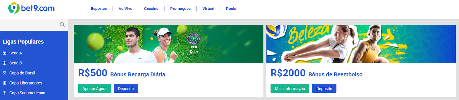 Bet9 Dashboard